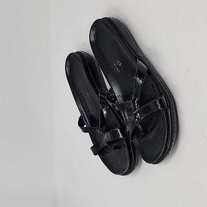 Donald J Pliner Dona Toe Sandals Black Size 7.5